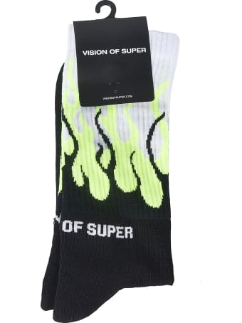 Vision of Super Flame Socks