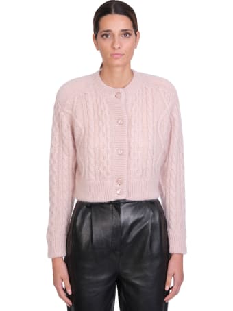 Laneus Cardigan In Powder Wool