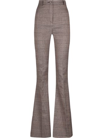 Hebe Studio Bianca Prince Of Wales Trousers
