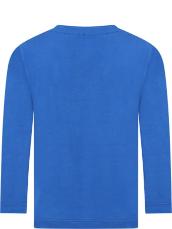 Molo Blue ''reif'' T-shirt Fro Boy With Animals