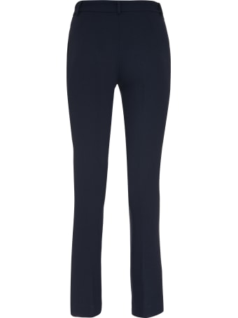 L'Autre Chose Stretch Wool Tailored Trousers