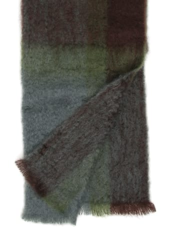 Lovat & Green Faded Check Scarf