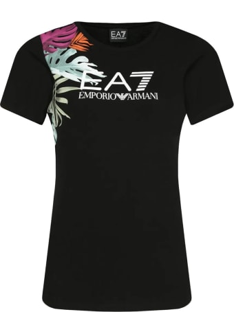 EA7 Ea7 T-shirt Nera Donna