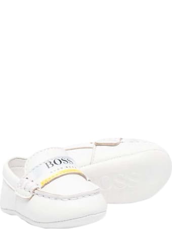 Hugo Boss White Loafers