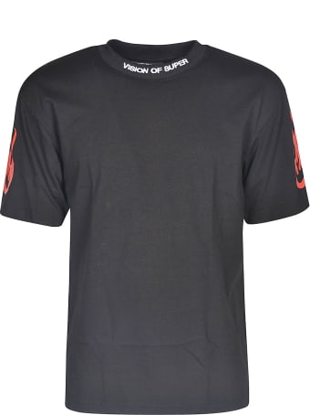 Vision of Super Sleeve Print T-shirt