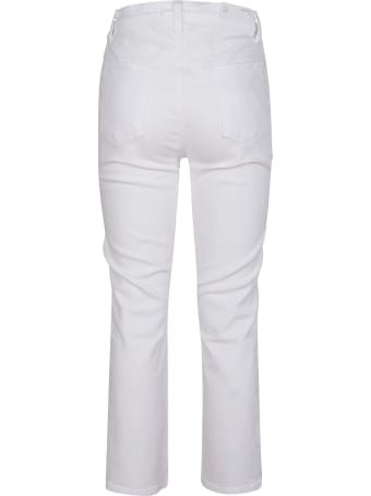 J Brand White Cotton Jeans