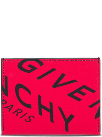 Givenchy Fragment Leather Card Holder