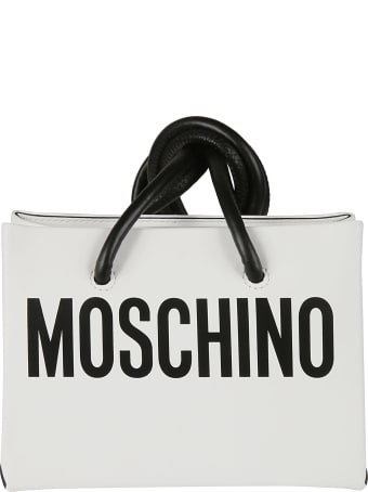 Moschino Logo Print Shoulder Bag