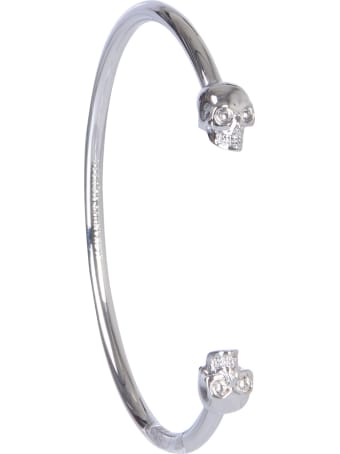 Alexander McQueen Thin Skull Bracelet