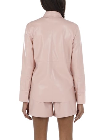 Nanushka Vegan Leather Shirt Naum