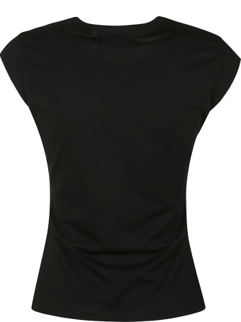 Moschino Bear Print Sleeveless Logo T-shirt