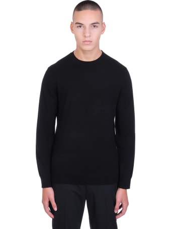 Theory Hilles Knitwear In Black Cashmere