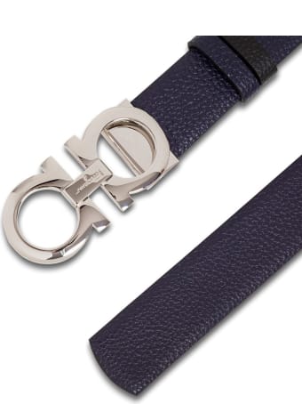 Salvatore Ferragamo Reversible Leather Gancini Belt