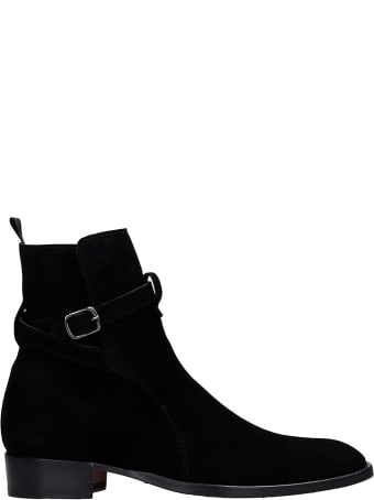 Marc Ellis Ankle Boots In Black Suede