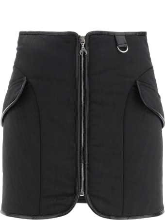 Marine Serre Mini Zip Skirt