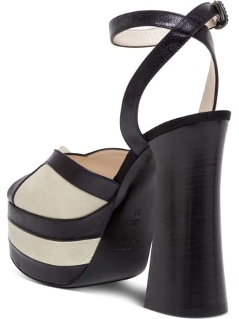 Philosophy di Lorenzo Serafini Bicolor Leather Sandals