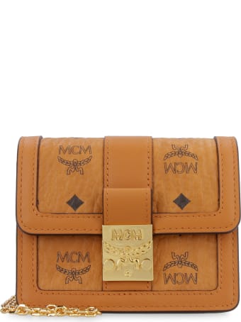 MCM Mini Tracy Visetos Crossbody Bag