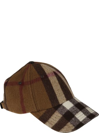 Burberry Checked Baseball Cap