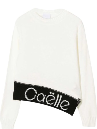 Gaelle Bonheur White Sweater Kids