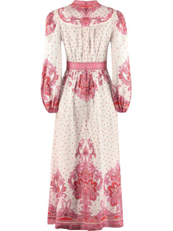 Zimmermann Printed Linen Maxi Dress