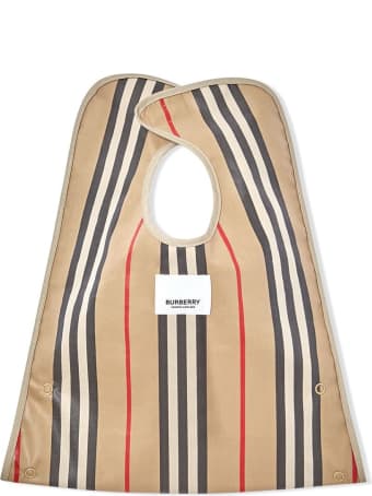 Burberry Icon Stripe Cotton Bib
