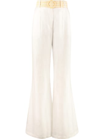 Zimmermann High-waist Wide-leg Trousers