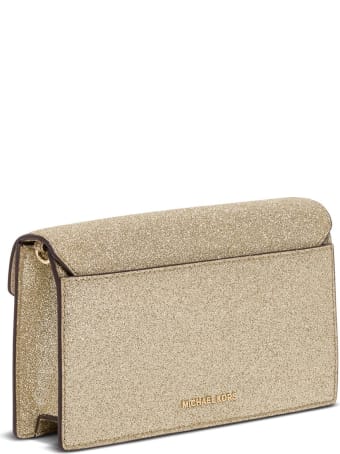 MICHAEL Michael Kors Gold-colored Glittered Soho Crossbody Bag