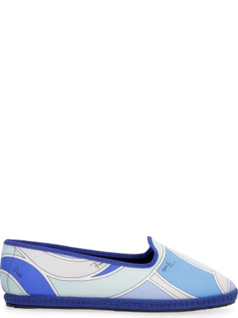 Emilio Pucci Printed Canvas Espadrilles