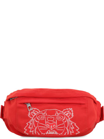 Kenzo Nylon Embroidered Belt Bag