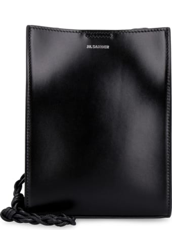 Jil Sander Tangle Leather Crossbody Bag