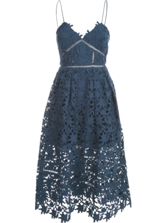 self-portrait Petrol Azaelea Dress