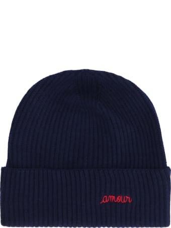 Maison Labiche Amour Ribbed Knit Beanie