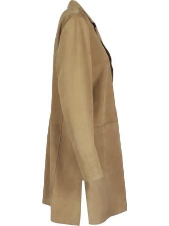 Andrea D'Amico Long Jkt Leather Jacket
