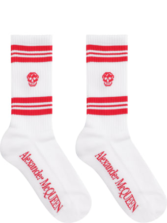 Alexander McQueen Cotton Sport Socks