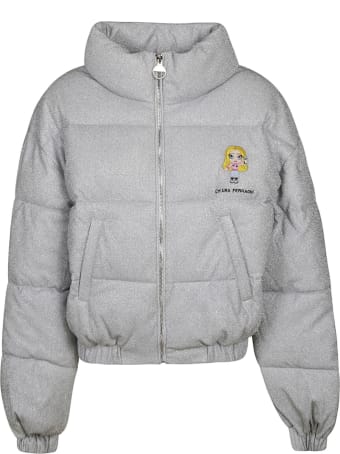Chiara Ferragni Lurex Puffer Jacket