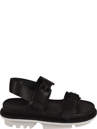 Trippen Double Side-buckled Strap Sandals