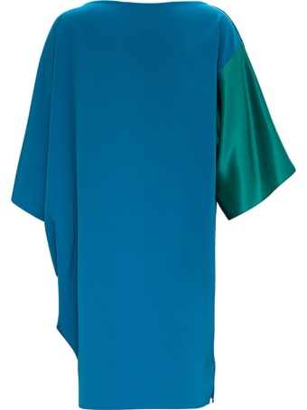 Gianluca Capannolo Geena Asymmetrical Bicolor Dress