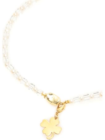 Timeless Pearly Four-leaf Clover Necklace