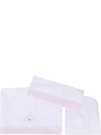 Monnalisa Light Pink Blanket With Bow