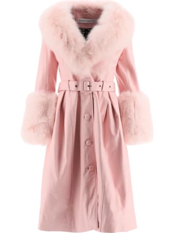 Saks Potts Foxy Leather Coat