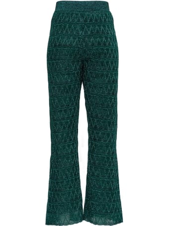 M Missoni Flared Trousers In Lurex Knit
