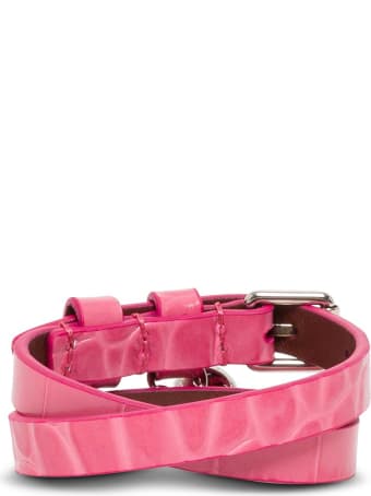 Alexander McQueen Skull Leather Bracelet