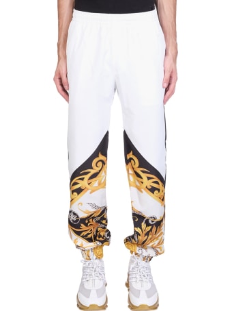 Versace Pants In White Polyester