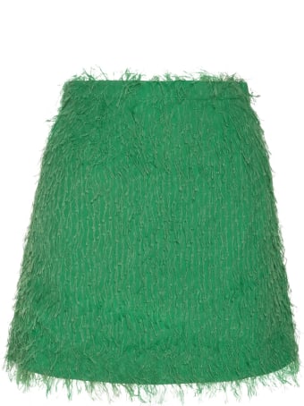 Amotea Baby Mini Skirt In Green Fil Coupe'