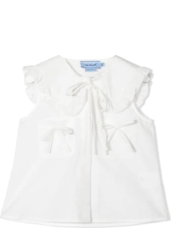 MiMiSol Sleeveless Shirt With Bow