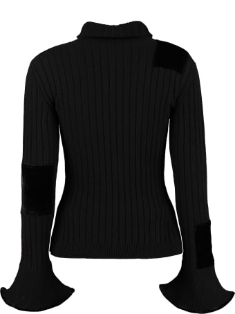 Cecilie Bahnsen Misha Ribbed Turtleneck Sweater