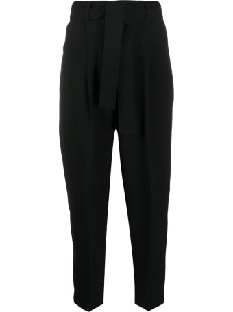 PT01 White Pants With Belt