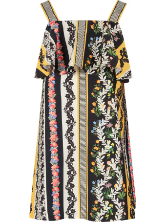 Oscar de la Renta Multicolor Striped Blouse For Girl