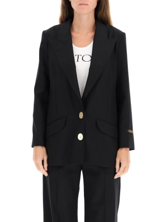 Patou Wool Jacket With Jewel Buttons