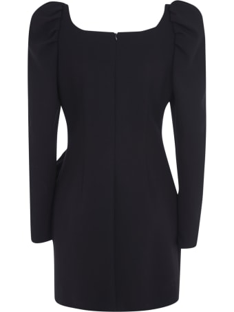 Magda Butrym Floral Applique Short Dress